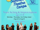 Teen Acting & Improvisation - Ages 13- 18