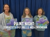Paint Night: Terracotta Pot Filled with Lavender