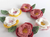 3D Crochet Flowers