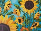 Painting Sunflowers with Shirley