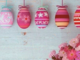 Fabric Easter Egg Ornaments