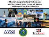 (NSE) Nuclear Security Enterprise - Mission Assignments & Technologies