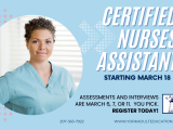 CNA MARCH Nursing Assistant (CNA) Class