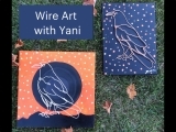 EW-10-25 Special Crow Festival Twist & Bend Wire Art