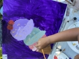 February  Elementary Art - Acrylic Painting