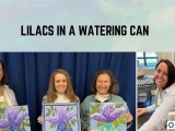 Lilacs in Watering Can
