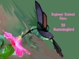 EW-03/07,08 2024 Beginner stained glass: 3D Hummingbird session 3