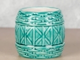 Ceramics: Wicker Container