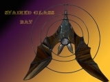 EW-10/05,06  Halloween Stained Glass Bat 
