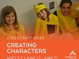 Week Three: Stagecraft Week,Storybooks come to life! Creating  Characters