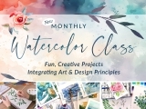 Watercolor Class- Monthly