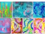 Expressive Abstract Painting (3 - D Classroom) 18+ 