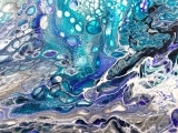 Acrylic Pour Painting Class with Intuitive Messages Fall 2023