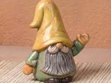 Ceramics: High Five Gnome