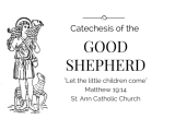 K & 1st Grade Catechesis of the Good Shepherd