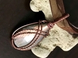 Wire Wrapped Crisscross Pendant
