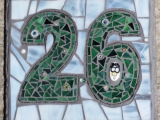 Mindful Mosaic House Number