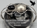 EW-11-02,03,04  Special Crow Festival  Jewelry Silver Bracelet 