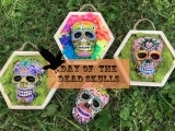 EW-10-29 Special Crow Festival  Celebration:  Day of the Dead Skull