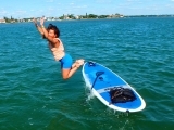 Beginners Stand Up Paddleboard Yoga