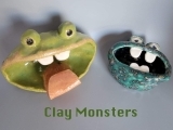 EW-08-21 Family Art:Clay Monsters
