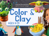 Color and Clay July 11 - 15  Ages 9 - 13