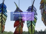 EW-06-9&10 Beginner Stained Glass Creations "A Feather" 