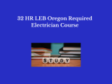 32HR LE-B Oregon Electrician Course