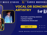 Summer Music Studio: Vocal or Songwriting Artistry For KIDS 