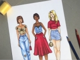 Fashion Design and Illustration for Teens (Ages 13 - 18)(North Classroom)