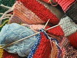 KNITTING WITH THE “KNOTTY KNITTERS”
