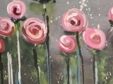 Painting Abstract Roses with Shirley
