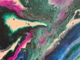 Abstract Acrylic 'Pour' Painting Workshop for Adults 16+(South Classroom)