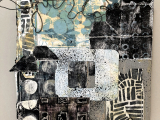 Abstract Collage using Deconstructed Materials