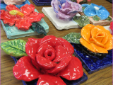 Mother's Day Flower Tile- Clay Class
