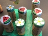 Patio Paint and Sip: Wine Cork Craft Make your own Picnic Tick Tack Toe Set (Outside class held at Geneva Wine Cellars Patio, Geneva, IL.)