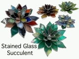 EW-04/18,19 2024 Stained Glass Succulent