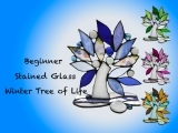 EW-01-05/06-Beginner Stained glass creations: Winter Tree of Life :
