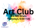 3rd-5th Grade Art Club - Nov