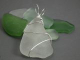 Wire Wrapped Sea Glass Jewelry