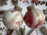 Christmas Ornaments:  Hydro-Dipping
