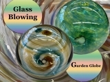 EW-08-19,20 Glass Blowing "Garden Globe II"
