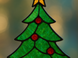 Stained Glass Holiday Suncatcher