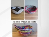 How to make a Fabric-wrapped basket (Sewing)